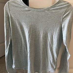 Open-Back Long Sleeve Shirt